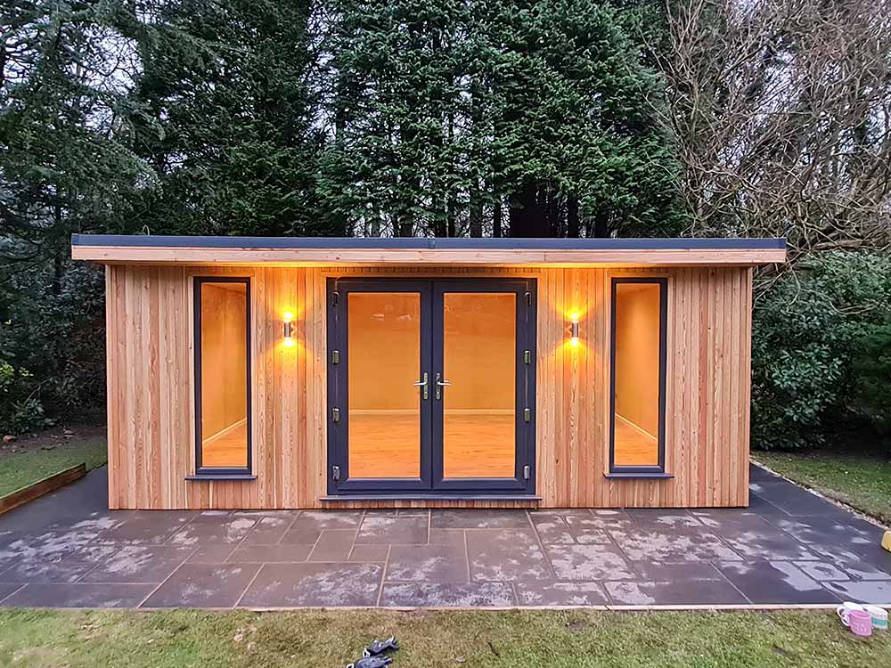 A garden room with luxury specification