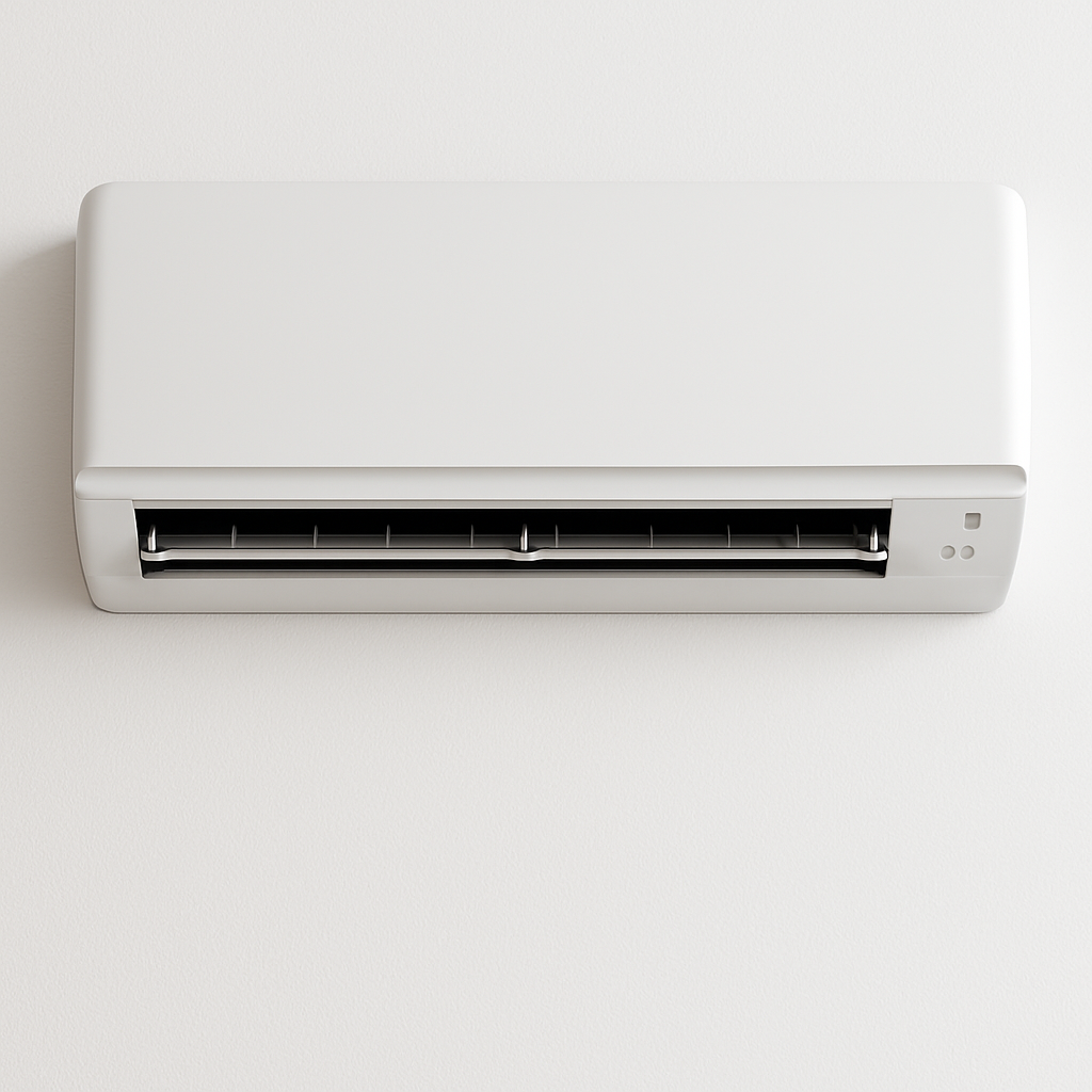 Air conditioning unit in garden room