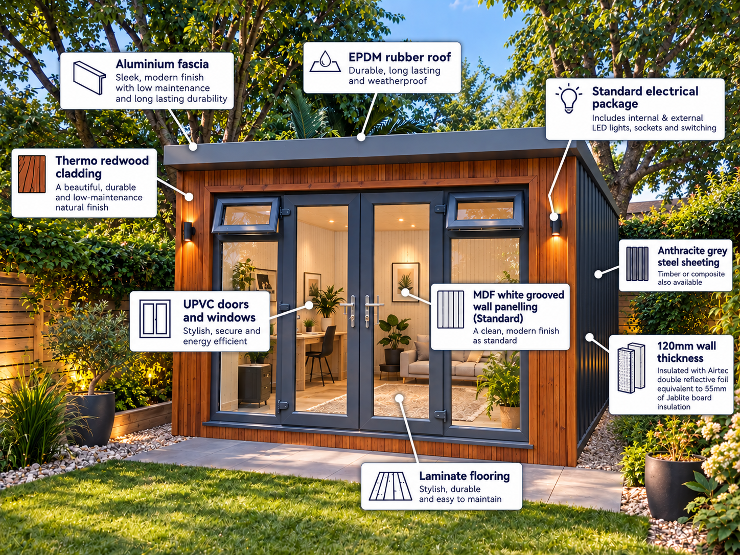 Spolding & Sons BasePod Plus garden room